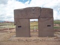 The Gate of the Sun of Tiwanaku