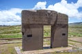 Gate of the sun in Tiwanaku (Tiahuanaco) in Bolivia