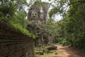 Gate of Ta Prohm temple, Angkor Wat, Cambodia