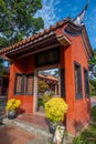 Gate at Tainan Confucius Temple in Taiwan Royalty Free Stock Photo