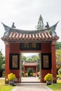 Gate at Tainan Confucius Temple in Taiwan