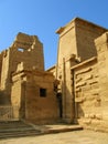 Gate of the temple of Medinet Habu. Luxor, Egypt