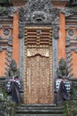 Gate of Temple with ornaments. Indonesia, Bali, Ubud