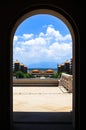 Gate of Temple in Taiwan Royalty Free Stock Photo