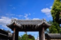 The gate of Tenryuji temple, Arashiyama Kyoto Japan. Royalty Free Stock Photo