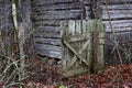 Gate at the thrown house.