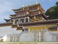Gate of Tibetan Style Temple Royalty Free Stock Photo