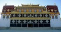 Gate of Tibetan Style Temple Royalty Free Stock Photo