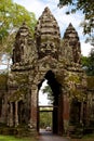 Gate to Angkor Thom. Angkor, Cambodia