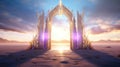 Gate to Another Universe. A Portal to Uncharted Realms and Dimensions Royalty Free Stock Photo