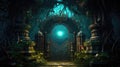 Gate to Another Universe. A Portal to Uncharted Realms and Dimensions Royalty Free Stock Photo