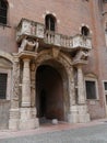 The gate to the Captain or Cansignorio palace