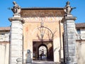 Gate to Certosa di Pavia Monastery