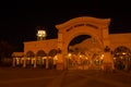 Gate to the enterance to Walt Disney Studio`s at night