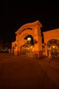 Gate to the enterance to Walt Disney Studio`s at night