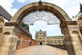 Gate to Frederiksborg castle, Denmark Royalty Free Stock Photo