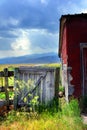 Gate to the Gallatin Mountains