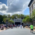 Gate to get into Disney World Hollywood Studios Star Wars Galaxy`s Edge