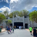 Gate to get into Disney World Hollywood Studios Star Wars Galaxy`s Edge