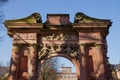 Gate to Heidelberg Castle, Germany Royalty Free Stock Photo