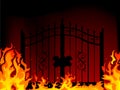 Gate to hell Royalty Free Stock Photo