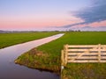 Gate to a meadow Royalty Free Stock Photo