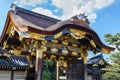 The Gate to Ninomaru Palace at Nijo Castle in Kyoto Royalty Free Stock Photo