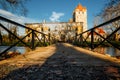 Gate to the old park and Castle Pottendorf in Austria Royalty Free Stock Photo