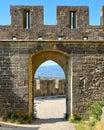 Gate to the outer wall of Carcassonne