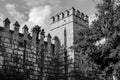 Gate to Real Alcazar in Seville, Spain Royalty Free Stock Photo