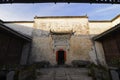 Gate to a rich person's house in ancient hongcun Royalty Free Stock Photo