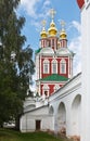 Gate tower of Novodevichy Convent, Moscow Royalty Free Stock Photo