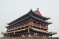 Gate tower of Xian city wall Royalty Free Stock Photo
