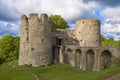 Gate towers and the bridge of the Koporskaya fortress Royalty Free Stock Photo