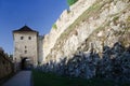 Gate of Trencin castle Royalty Free Stock Photo