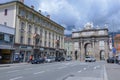 The gate of Triumphpforte in Innsbruck on Austria