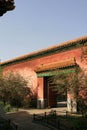 gate and wall at the forbidden city in beijing (china) Royalty Free Stock Photo