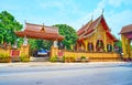 The Gate of Wat Chang Si Temple, Lamphun, Thailand