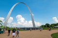 The gate way arch and recently built Museum in st louis misouri