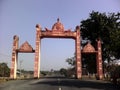 Gate way home constructed by first ahom king sukaphaa in assam Royalty Free Stock Photo
