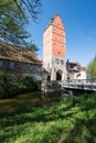 Gate Woernitz, Dinkelsbuehl, Germany Royalty Free Stock Photo