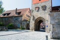 Gate Woernitz, Dinkelsbuehl, Germany Royalty Free Stock Photo