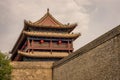 Gate at the Xian City Wall in Xian, China Royalty Free Stock Photo