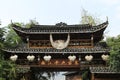 The gate in xijiang miao village,guizhou,china Royalty Free Stock Photo