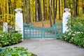 Gated Driveway with Fall Colors