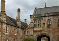 The gatehouse at the entrance to Vicar`s Close in Wells, Somerset