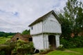 Gatehouse and the garden Royalty Free Stock Photo