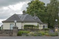 The gatehouse of Gleneagles Hotel and Golf Course Royalty Free Stock Photo