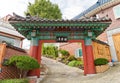 Gates of Banyasa Temple in Busan, Korea