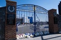 Gates at Everton Football Club Goodison Park Liverpool May 2020